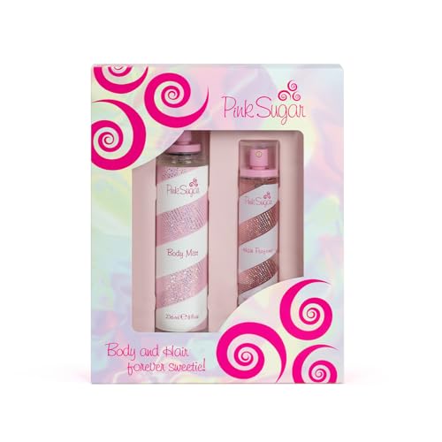 PINK SUGAR COFANETTO con BODY MIST 236 ML + HAIR PERFUME 100 ML