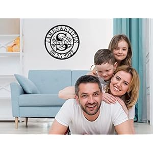 Monogram Wall Decor Last Name Sign Custom Metal Signs Personalized Family Name Sign Personalized anniversary and Wedding Gift 12 42