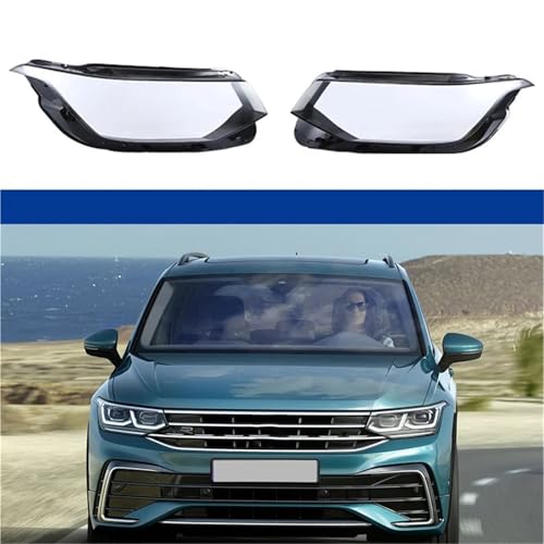 Couvercle de phare brisé Tiguan L 2022 solution remplacement vitre transparente droite