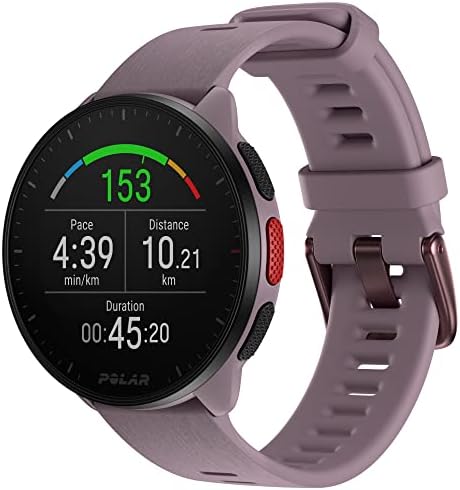 Polar Pacer - GPS Running Watch - High-Speed Processor - Ultra-Light - Bright Display - Grip Buttons, Purple