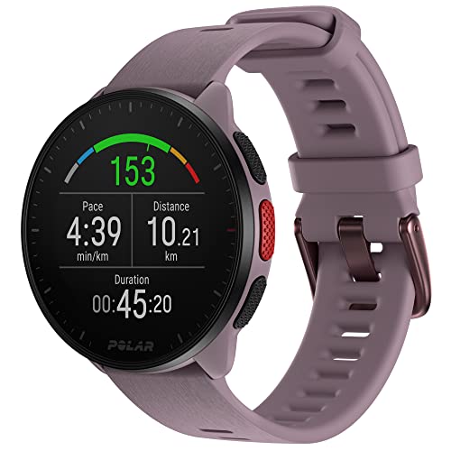 Polar - relojes deportivos GPS 21 Polar Pacer Reloj De Running con GPS - Procesador Velocidad, Ligero, Pantalla Brillante, Programas Entrenamiento Running Y Recuperación, Pulsómetro, Controles Música, S/L, Lila