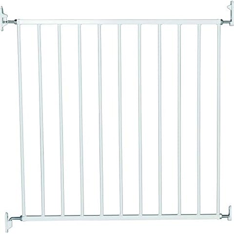 BabyDan Aarhus Basic Metal Safety Stair Baby Gate 72cm - 78.5cm. White. Made in Denmark Cover
