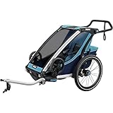 Thule Chariot Cross Sport Stroller- Single - Thule Blue/Poseidon