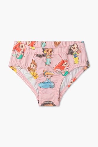 monica + andy Disney Girls Underwear, 7 Pack, Size 2-3T, Disney Princess Characters, 100% Organic Toddler Clothes for Girls, Sustainable Super Soft Fabric, Sizes for Toddler and Kids2