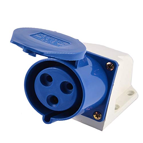 New Lon0167 AC 220V-250V 32A 2P+E IEC309-2 Panel Mount Industrial Socket(AC 220V-220V 32A 2Ρ + E IEC309-2 Einbauseite für Panelmontage