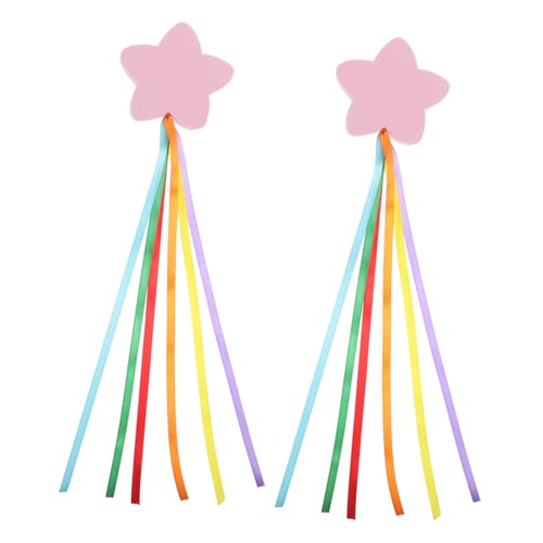 STOBAZA 2pcs Car Antenna Toppers Unique Star Streamers for Vehicle Decoration Boost Signal Reception Stylish Car Roof Ornaments for Daily Use and Outdoor Travel