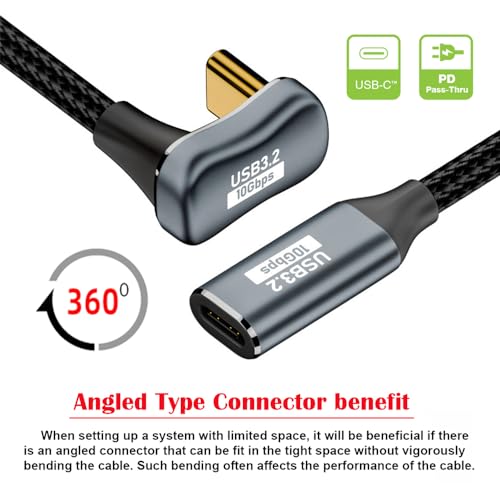Cable Extensión USB-C 3.1 Macho a Hembra 300cm miniatura 4