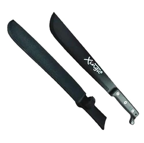 Facão Xingu de Alta Performance, Lâmina de Aço Carbono 32 cm, Cabo Ergonômico, Bainha de Nylon