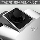 Krups - Gaufrier Rotatif Professionnel - Gaufres Épaisses - Noir - 5