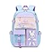 Produktbild Myyunhx Rucksack für Mädchen Treibsand Kühlschranktür Mädchen Rucksack Kawaii Rucksack Kinder Süße Schultasche Für Schulkinder Rucksack Für Jugendliche Mädchen Schulranzen (Blau)