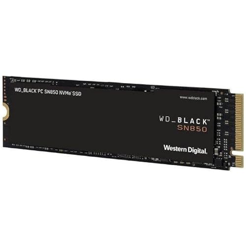 WD_BLACK 1TB SN850 NVMe Internal Gaming SSD Solid State Drive - Gen4 PCIe, M.2 2280, 3D NAND, Up to 7,000 MB/s - WDS100T1X0E