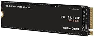 WD_BLACK SN850 1TB M.2 2280 PCIe Gen4 NVMe Gaming SSD up to 7000 MB/s read speed