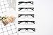 Eyekepper Vintage Reading Glasses for Men - 5 Pack Spring Hinges Classic Readers - Black-Clear Frame +2.50