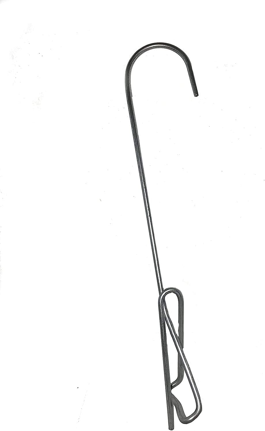 Orchid Nerd 7 inch Galvanized Single Mini Clip-on Pot Hanger for Orchids and Household Plants (5 Pack)
