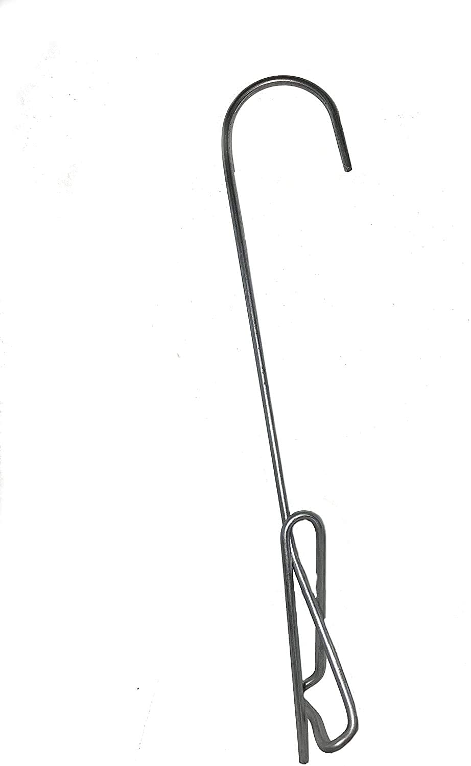 Orchid Nerd 7 inch Galvanized Single Mini Clip-on Pot Hanger for Orchids and Household Plants (5 Pack)