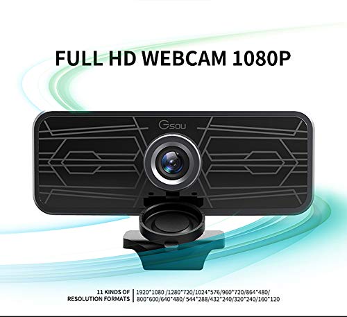 Full HD Webcam 1080P with Dual Digital Microphone USB Camera USB Computer Camera