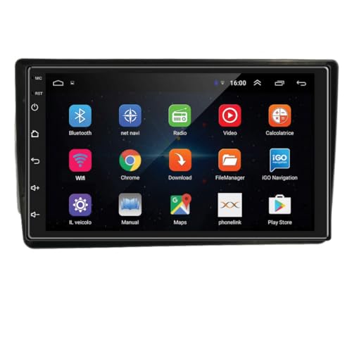 Image of Mahindra Scorpio Old Original QLED 9 inch Zlink Car Android Stereo | OS 13 | 2GB+32GB | Display Support Car Play & Android Auto | incl. AHD Rear Camera & Frame with - 1 Year Warranty