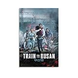 TRAIN TO BUSAN Movie Posters Canvas Art Posters for Room Aesthetic And Wall Art Picture Living Room Decor Poster 12x18inch(30x45cm) Unframe-style