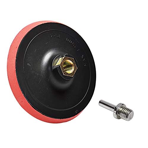 Schleifteller mit Klett 125 mm mit M14 x 2 Gewinde für Schleifmaschinen incl. Spanndorn