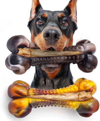 Pet Supplies : Sturdy Dog Chew Toys for Aggressive Chewers Upgraded and