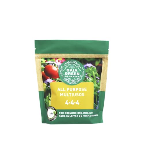 Gaia Green Starter Pack with 2L Worm Castings 500g All Purpose 4-4-4 and 500g Power Bloom 2-8-4 Organic Fertilizers Complete Soil Amendment Kit for New Gardens