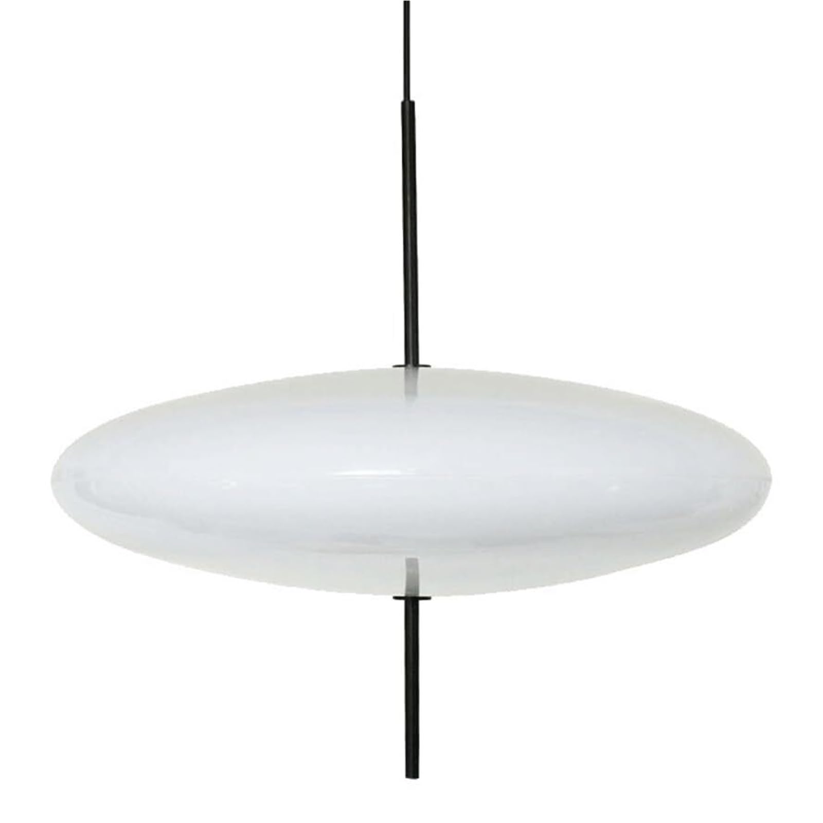 KHUKHU Modern Minimalist Flying Saucer Chandelier, White Acrylic Chandeliers, Ceiling Hanging Vintage Rustic Light Fixture for Dining Room Living Room Foyer Porch Kitchen Island