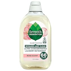 Seventh Generation EasyDose Laundry Detergent, Ultra Concentrated: 66 Loads, Rose