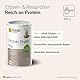 Raab Vitalfood® Bio Protein Shake Pur Pulver (500 g) - Vegan, Pur ohne Zusätze, Proteinpulver mit hohem 78% Eiweißgehalt, Mix aus Erbsen-, Reisprotein und Spinatpulver, ohne Soja, glutenfrei