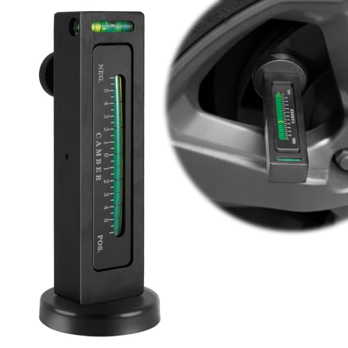 Ziopetru Camber Alignment Tool - High Precision Magnetic Wheel Gauge, Aluminum Alloy for Cars, Trucks, SUVs - Professional Caster Camber Gauge