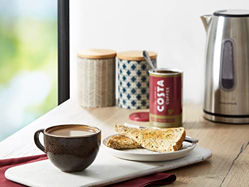Costa Coffee Smooth Medium Roast Premium Café Instantáneo con Granos Finamente Molidos, Café Microground, 6 x 100g (Paquete de 6), Indicador de Intensidad- 3, Rainforest Alliance miniatura 3