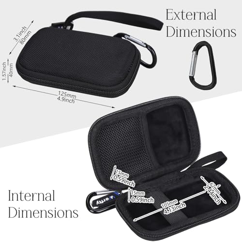 Image of Carrying Case for HiFi Walker H2 / SnowSky /FiiO Echo MINI /Surfans F20 / MECHEN M30 HiFi MP3 Music Player(Case Only) (Black)