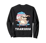 Hedgehog LGBT Pride Trans Spiny Pet Transgender Sweatshirt