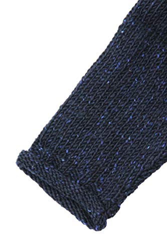 Aran Crafts Men's Irish Cable Knitted Wool Curl Neck Sweater (K4594-Med-Navy) #TOP4