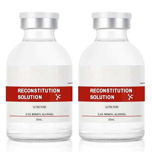 Solution 2 Pack - 30ML in Premium Glass Vials,Triple Sealed,Ultra Clean