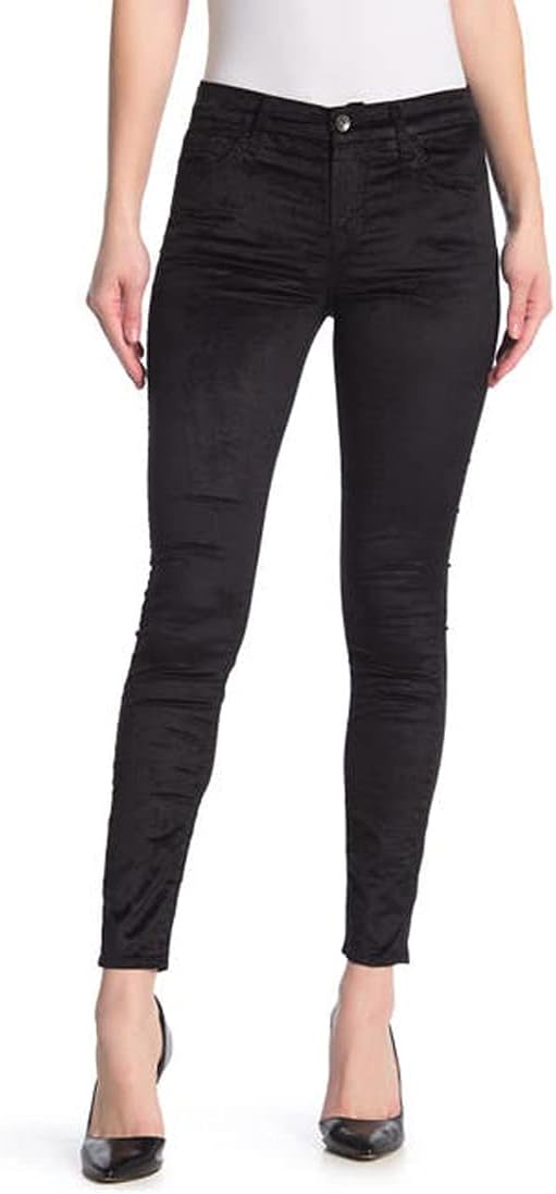 Splendid Women's Velour Skinny Jeans, Black, 28