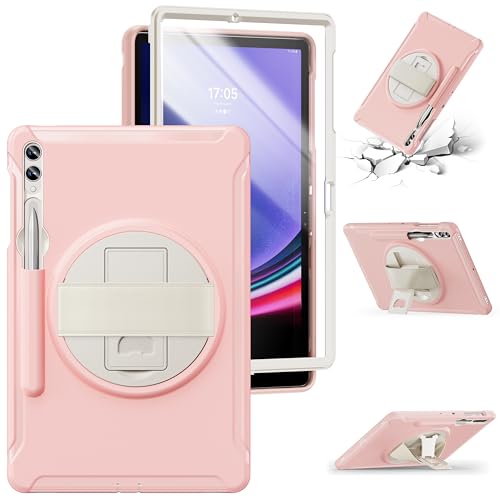 Funda Samsung Tab S9+ para oficina y viajes con soporte y protector