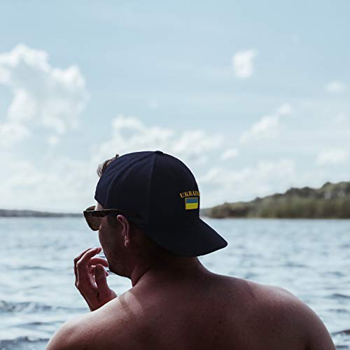 Speedy Pros Trucker Hat Baseball Cap Ukraine Flag Embroidery Cotton Dad Hats For Men & Women Snapback Black #TOP4