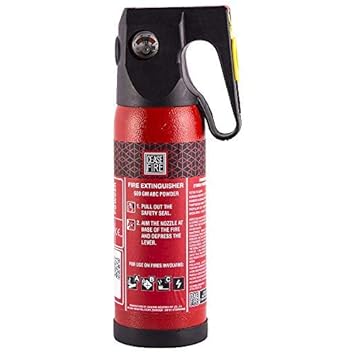 Ceasefire Powder Based Car & Home Fire Extinguisher (Red) - 500 gm