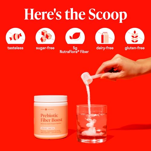 Prebiotic Fiber Powder - Unflavored & Sugar Free | 45 Servings | Fiber Supplement to Support Digestive Regularity, Gut Health, Bloating & Immune Support - 1 Scoop of Soluble Prebiotic Powder Daily - Thumbnail 6