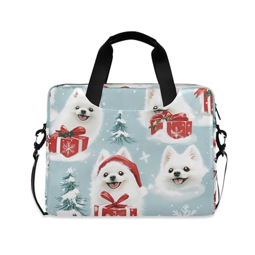 ALAZA Maletín para portátil con diseño de perros Pomeranian, 13-15.6" miniatura 1