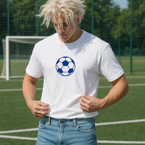 INFUNLY 6Pcs Soccer Painting Stencil for Wall Reusable Wall Stencils Football Action Walls Template for Painting 7.87x7.87, 8.27x11.69 Trophies Templates for Crafts Cement Wood Furniture Home Decor - Image 4