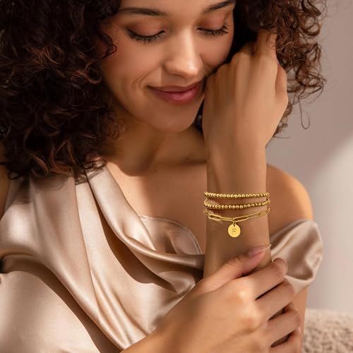 Bracelet stretch perles sans fermoir ajustable pour éviter la rouille - 5