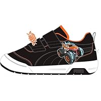 PUMA Kid's Multiflex 2 Sneaker, PUMA Black/PUMA Black/Orange Glo, 10 US Little Kid