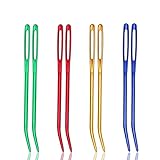 【Fácil de almacenar】 En la botella transparente suministrada, la doblada se puede almacenar ideal con agujas de relleno que es fácil de usar y almacenar y no es fácil de oxidar. Diseño de color brillante, fácil de ver y no fácil de perder.
