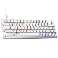 きりゅ KOORUI Gaming Keyboards, 60% Mechanical Keyboard 26 RGB