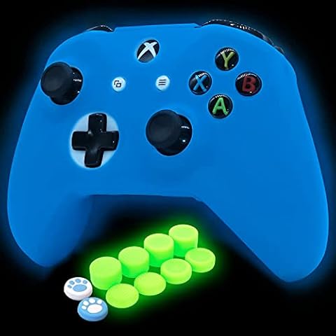 HLRAO Glow in The Dark Xbox Controller Skin Cover