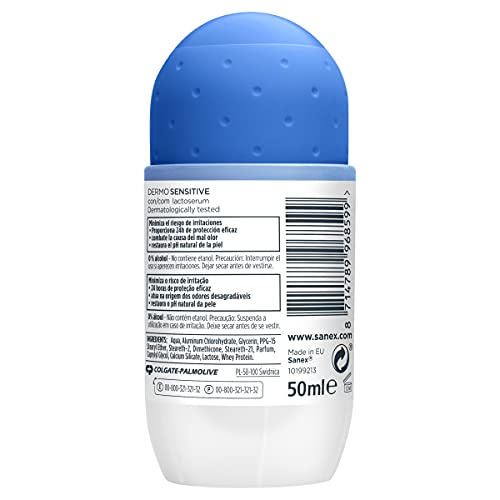 Sanex PH Balance Dermo Sensitive Desodorante Roll-On, 50ml - Imagen 3