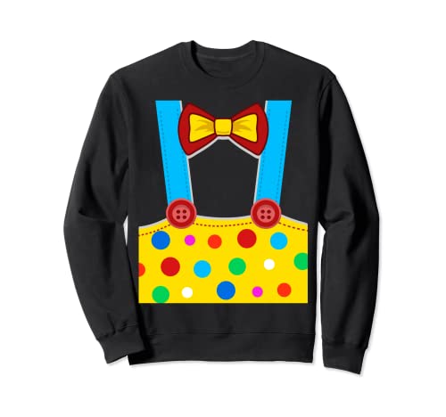 Disfraz de payaso Niños Hombres Mujeres- Circo de Halloween Sudadera