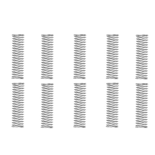 Boxonly Compression Spring for Home Machinery Industrial Lawn Mowers Stainless Steel Compressed Spring 14mm OD 1mm Wire Size 50mm Free Length 10 pcs