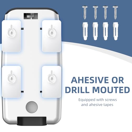 Image of Soap Dispenser Wall Mount 28oz Commercial Hand Soap Dispenser for Bathroom Liquid Gel Hand Sanitizer Dispenser No Drilling Black